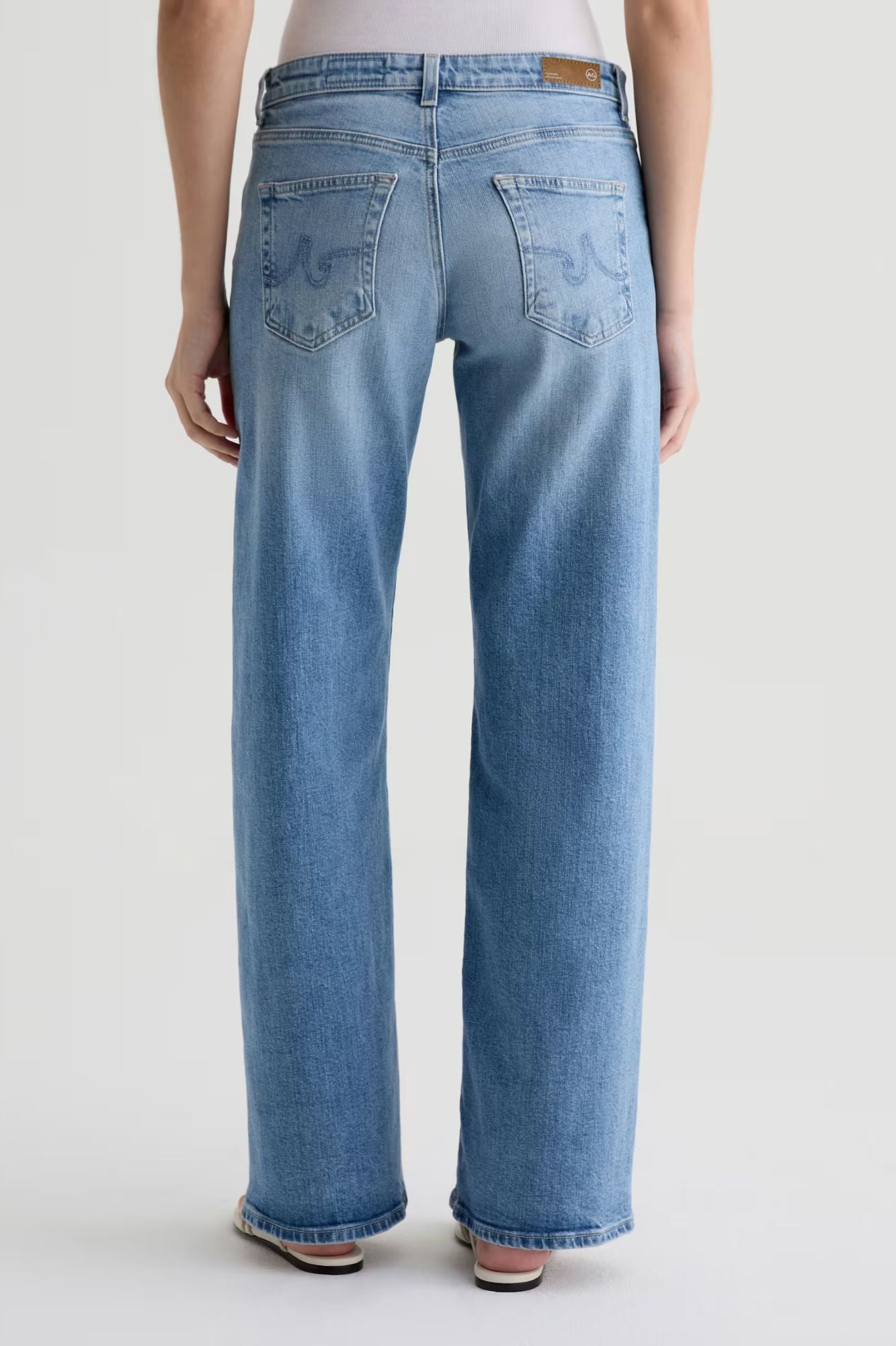 Adria Twisted Low-Rise Wide Leg