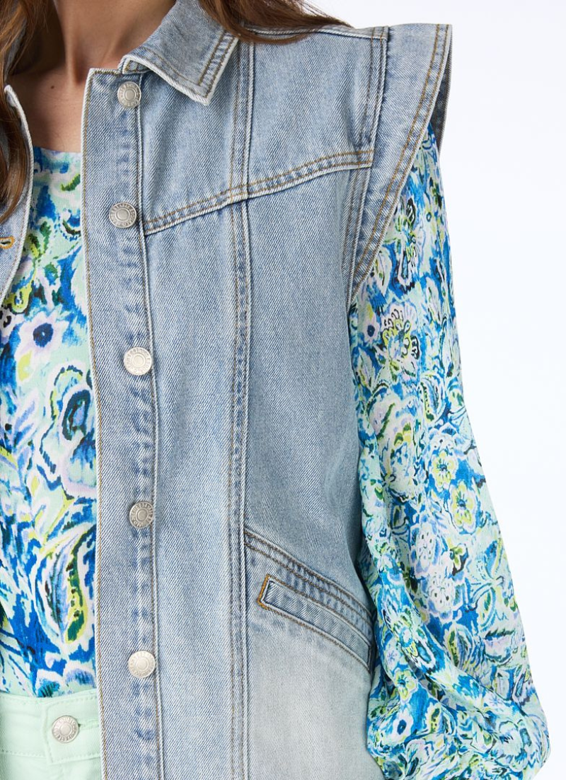 Gilet Jeans Long