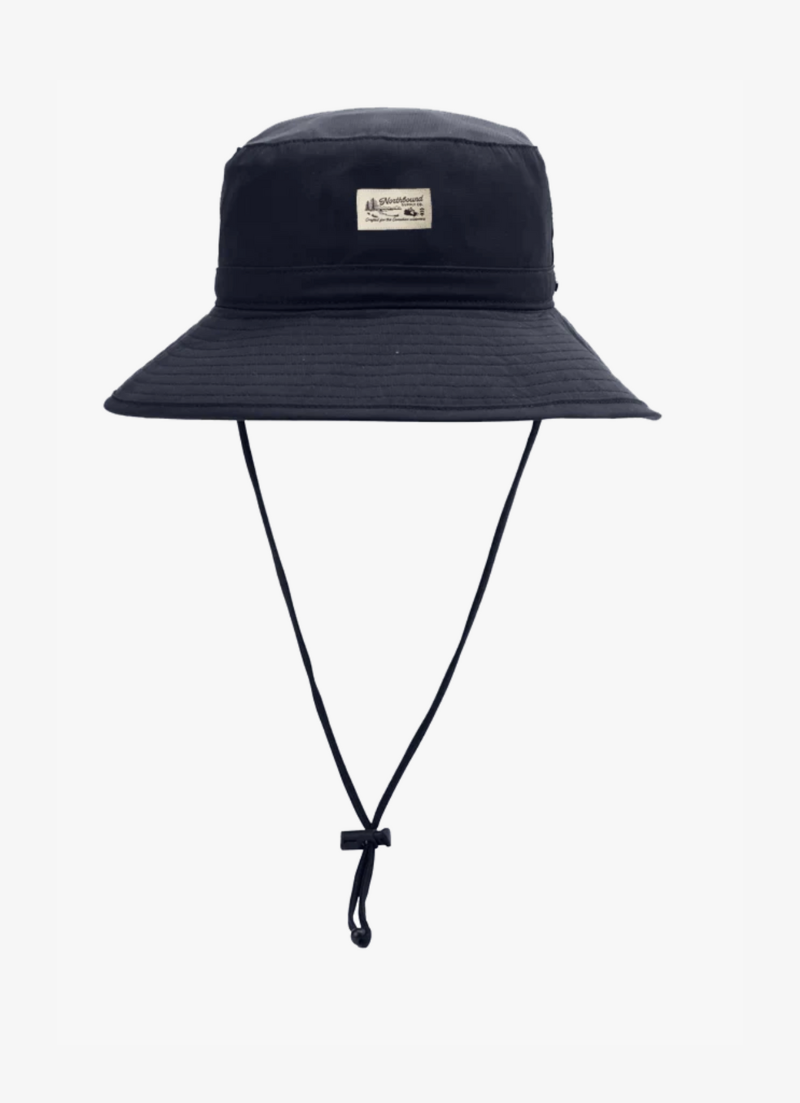 Woven Patch Bucket Hat