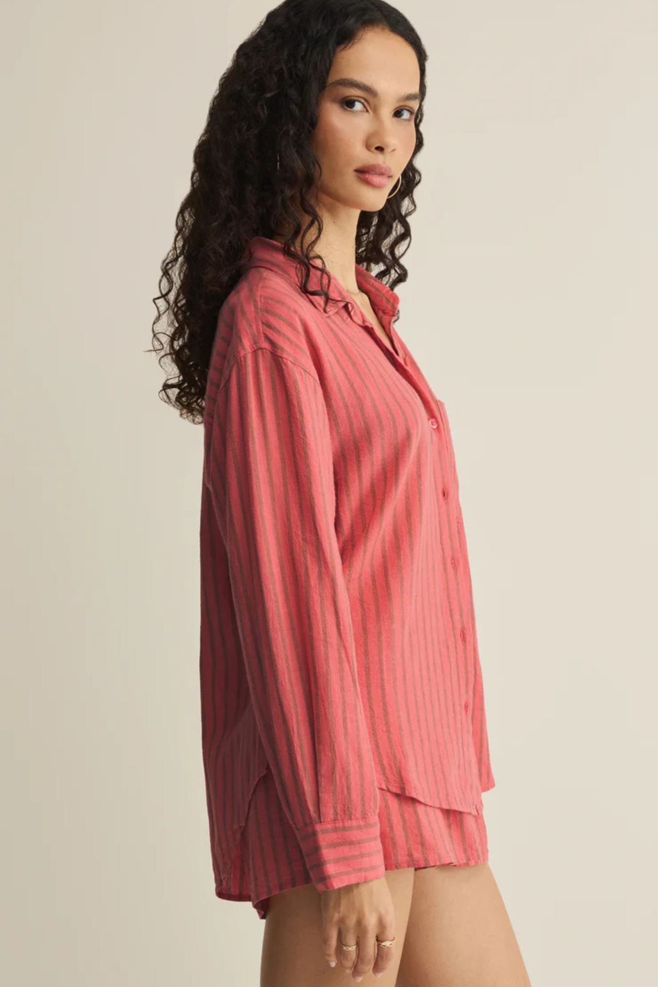 The Perfect Stripped Button Up