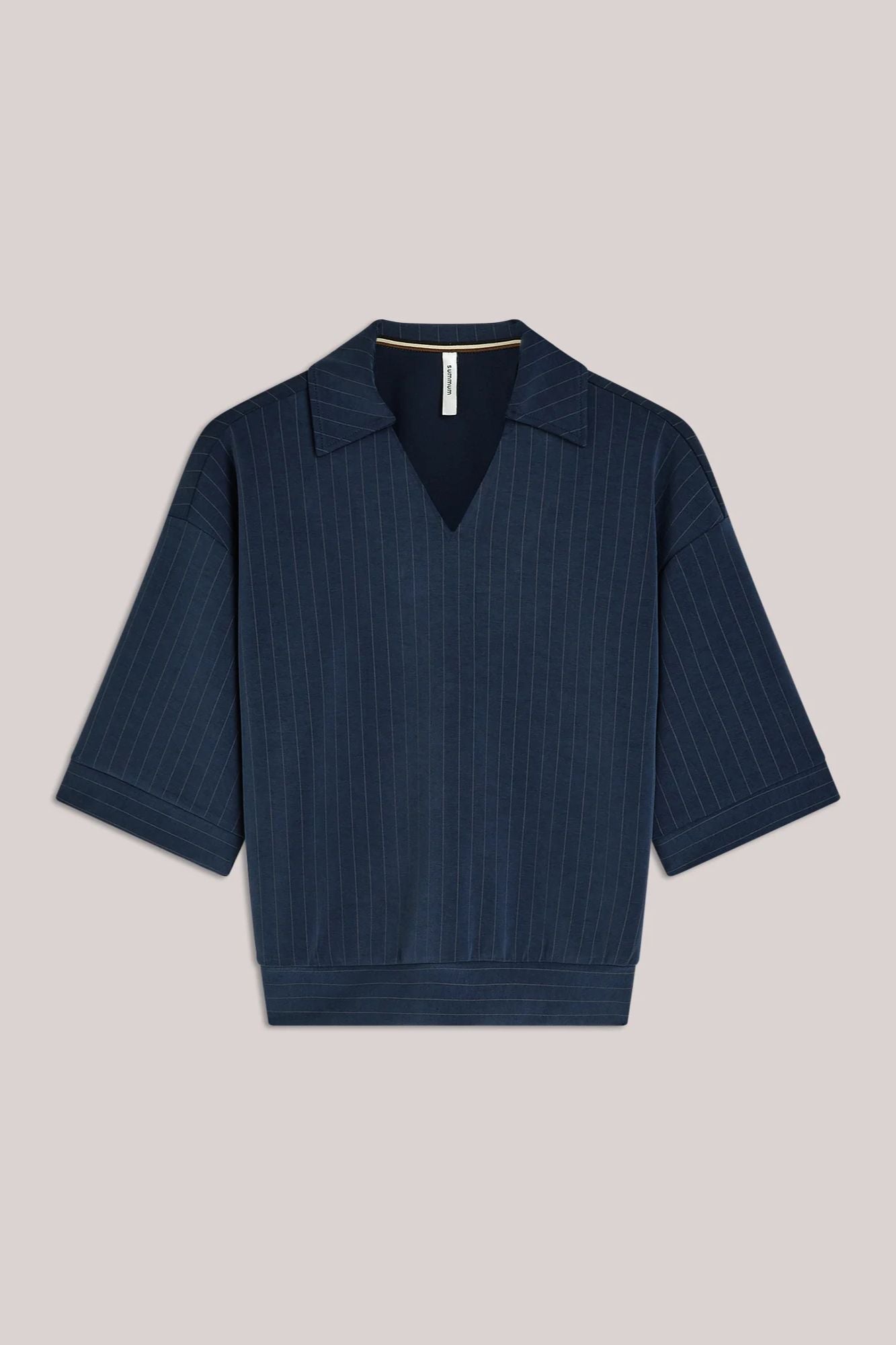 Pinstripe Polo Shirt