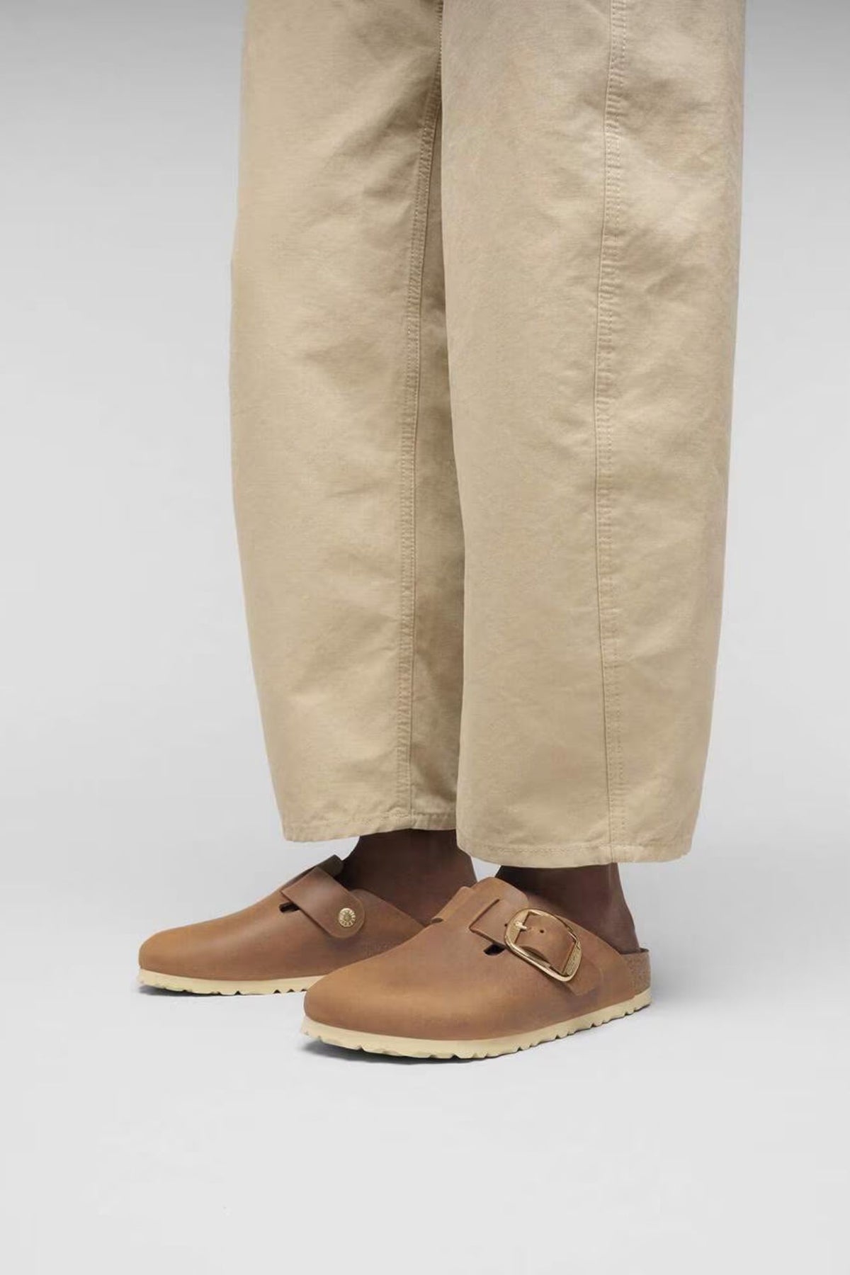 Boston Big Buckle Oiled Leather | Narrow