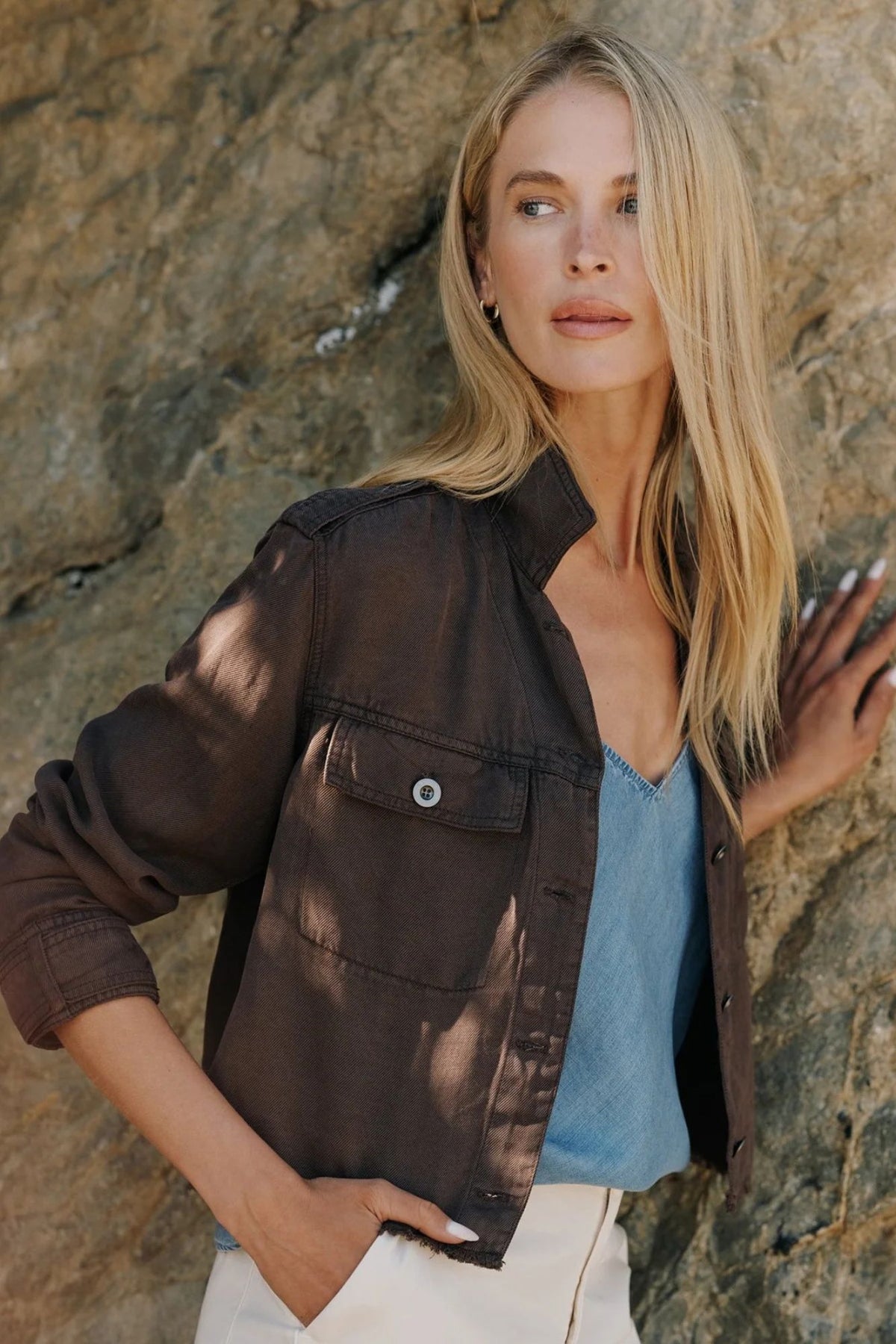 Cropped Ultility Jacket