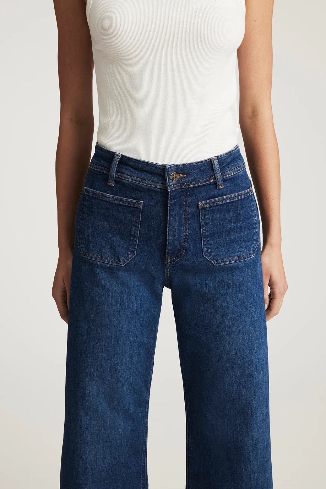 Paloma Marine Wide Leg Jeans