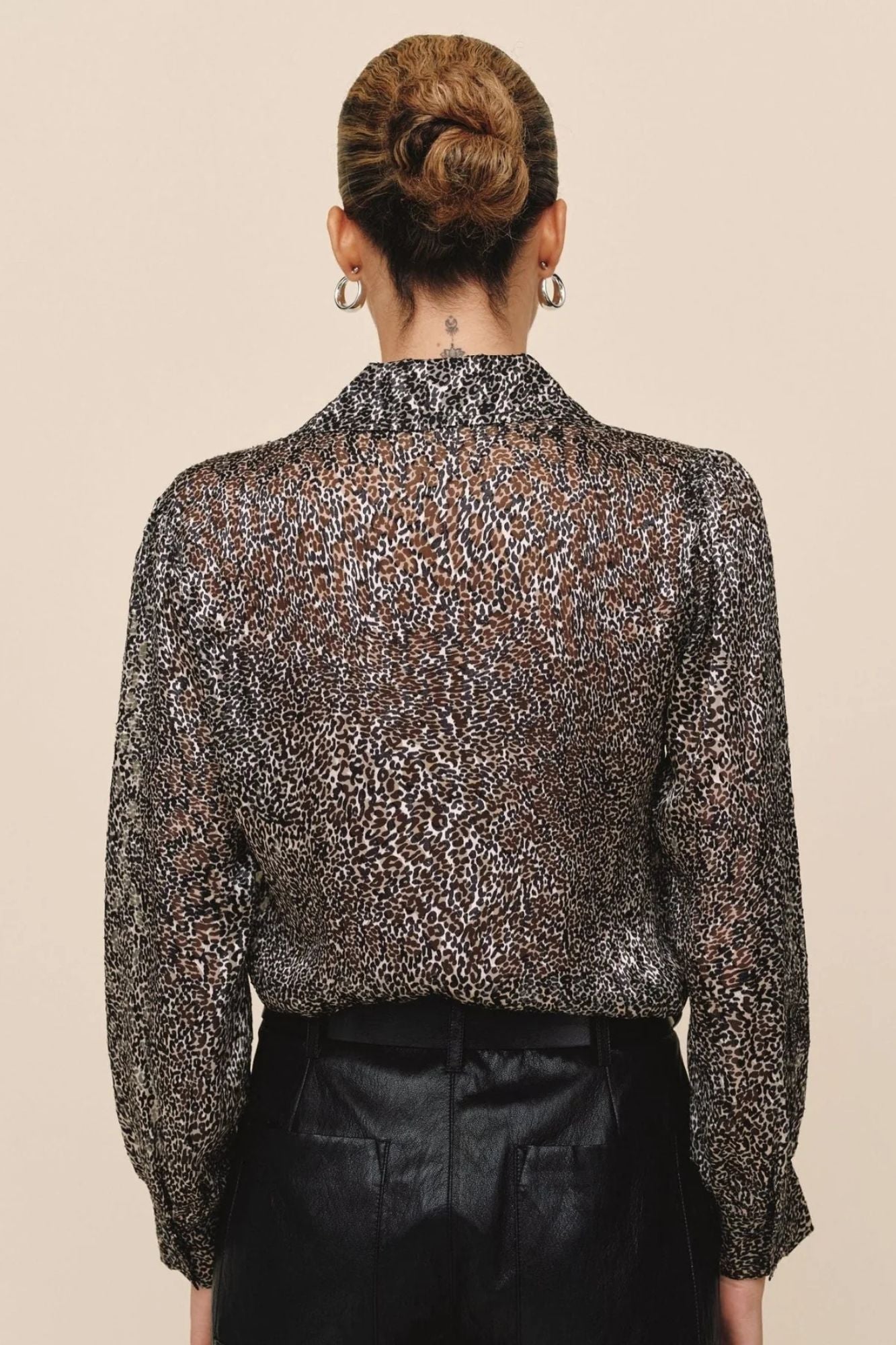 3/4 Bishop Sleeve Button Up