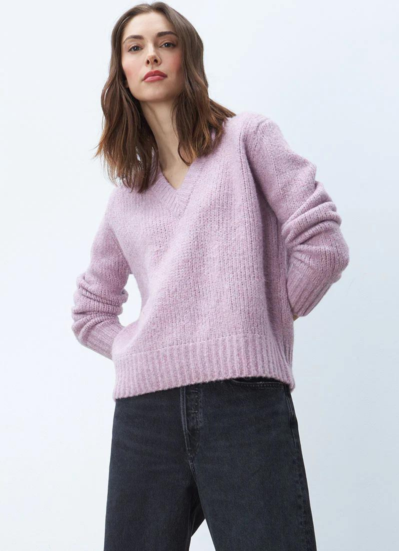 Plum v 2025 neck sweater