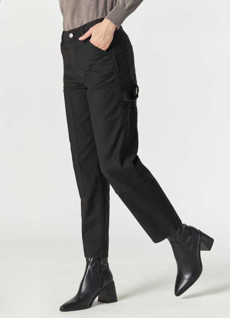 Luisa | Black Luxe Twill