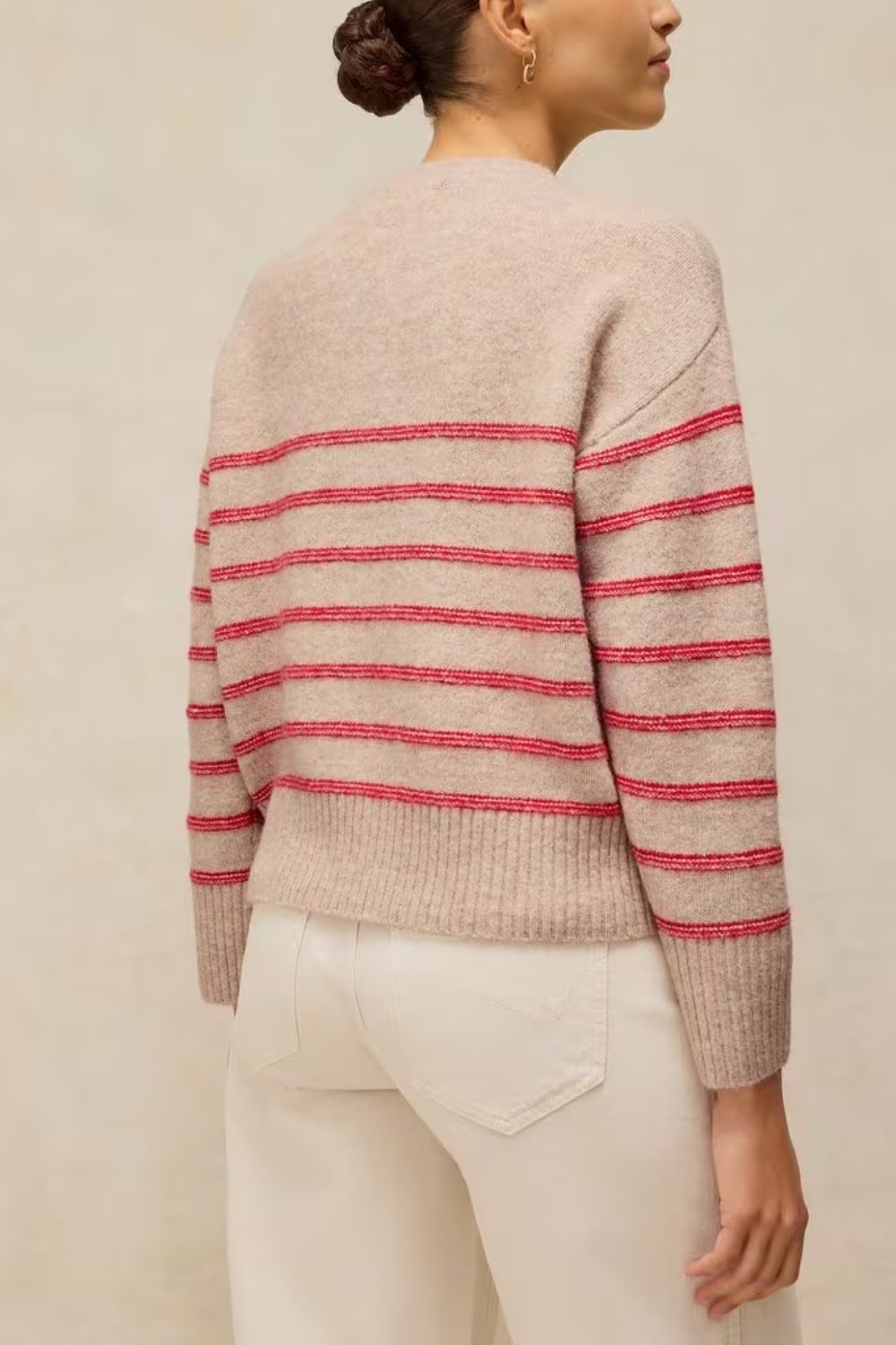 Stripe Henley Jumper