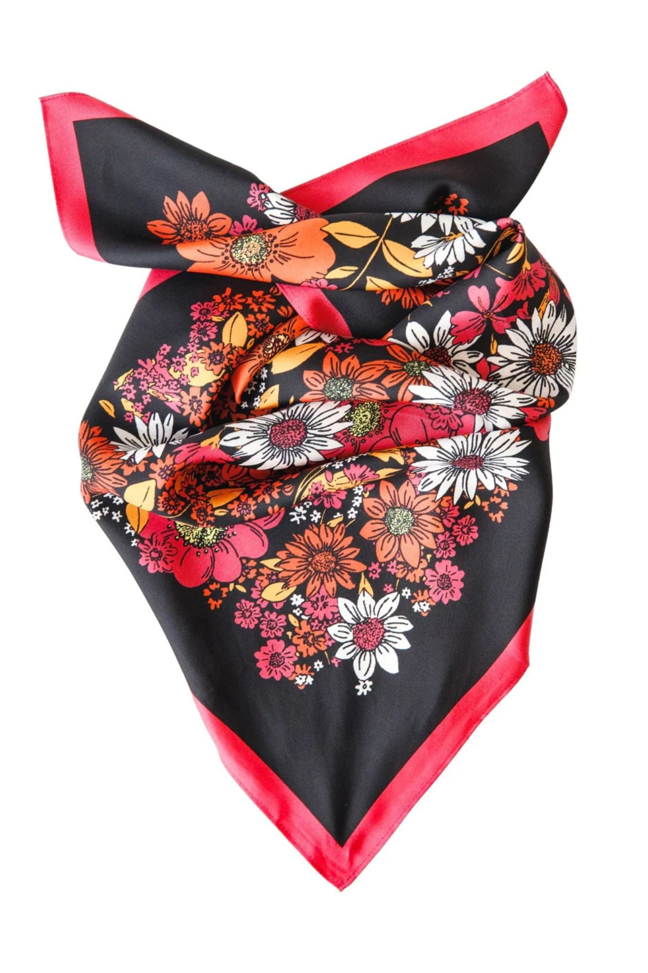 Amanda Square Silk Scarf
