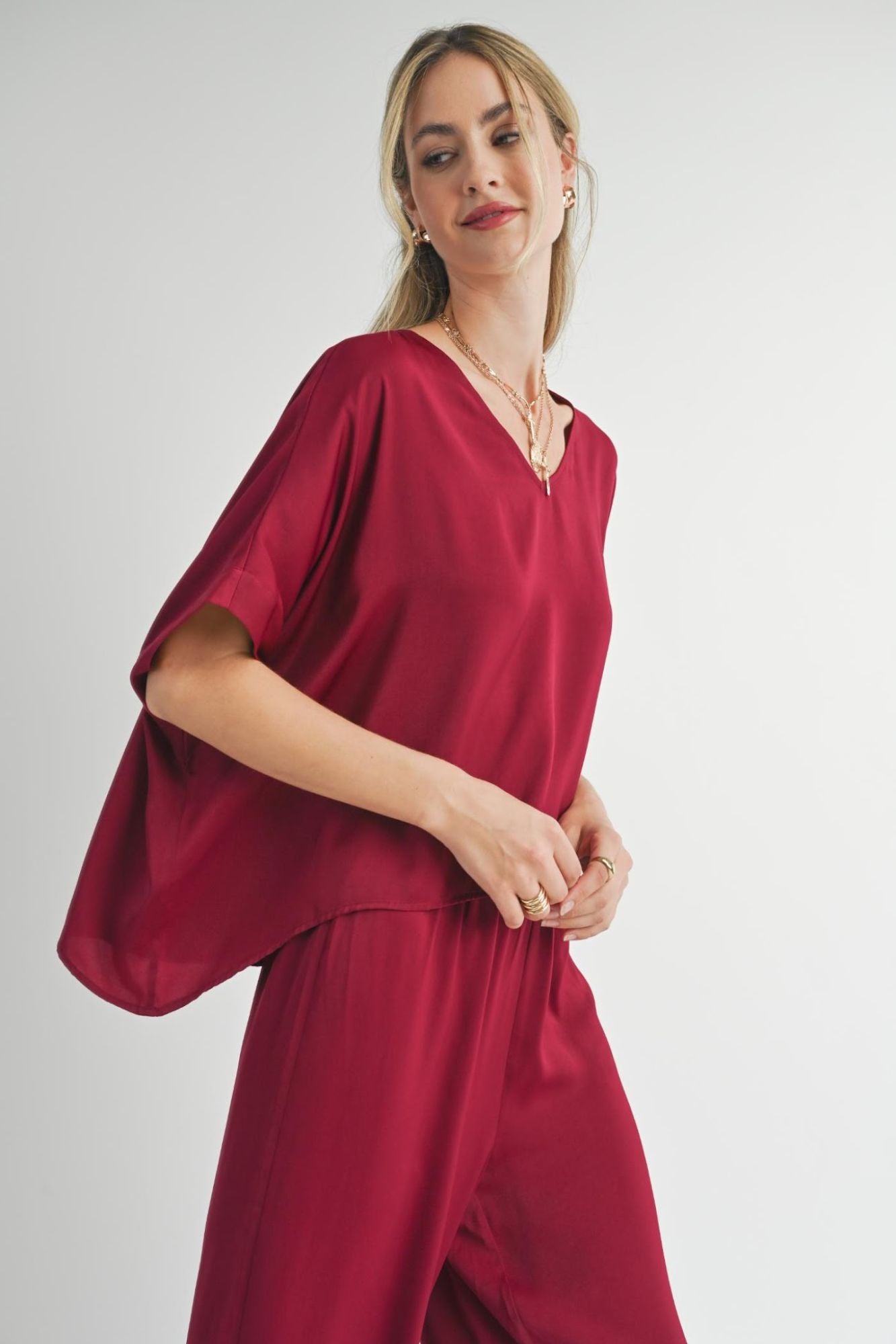 Sweet Treat V Neck Top