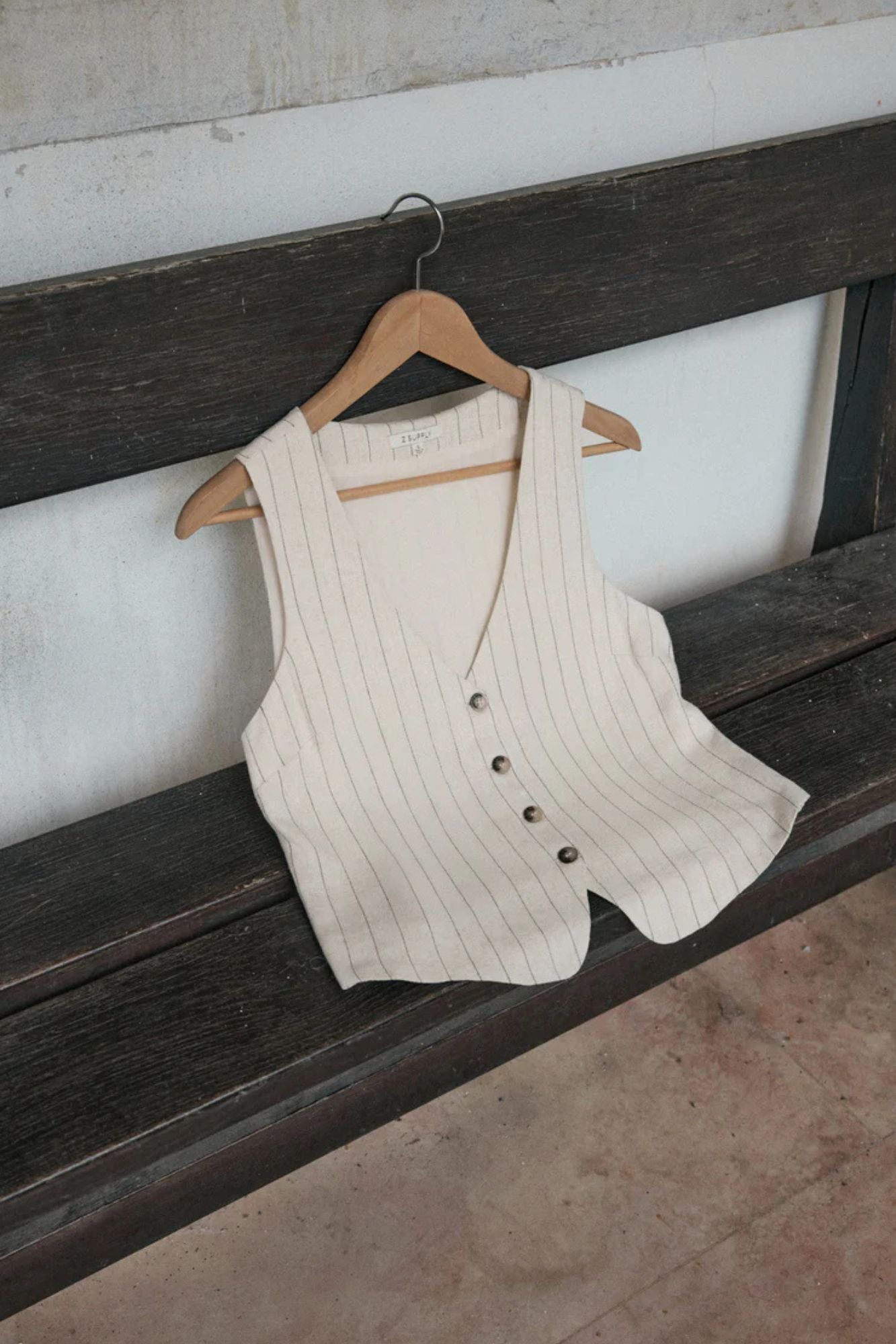 Belfort Pinstripe Vest