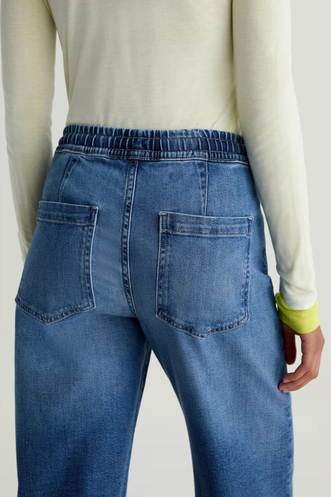 Adria Cinched Low-Rise Wide Leg