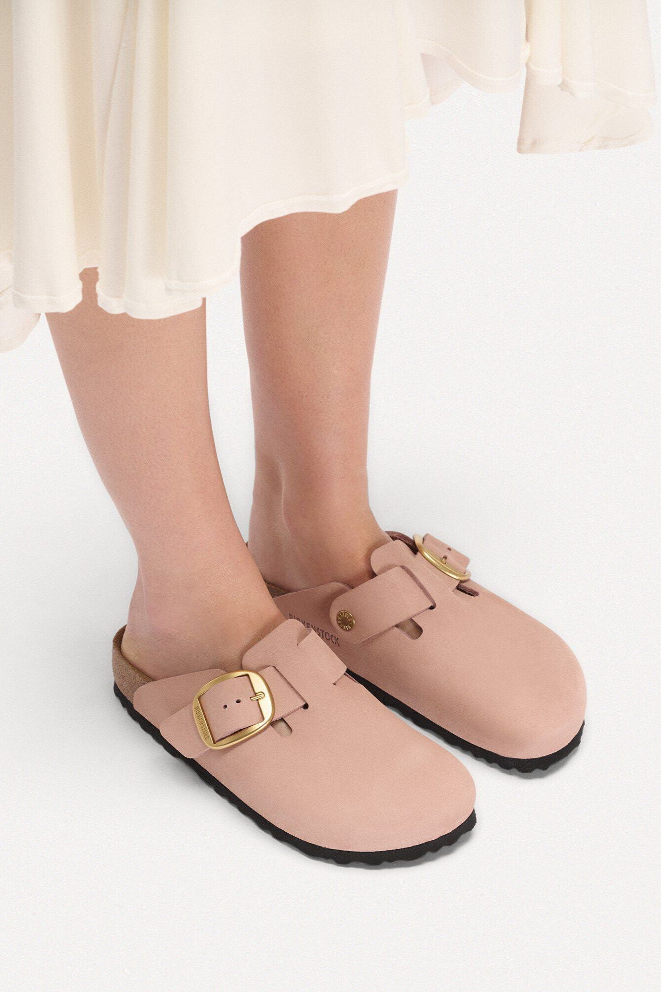 Boston Big Buckle Nubuck Leather I Narrow