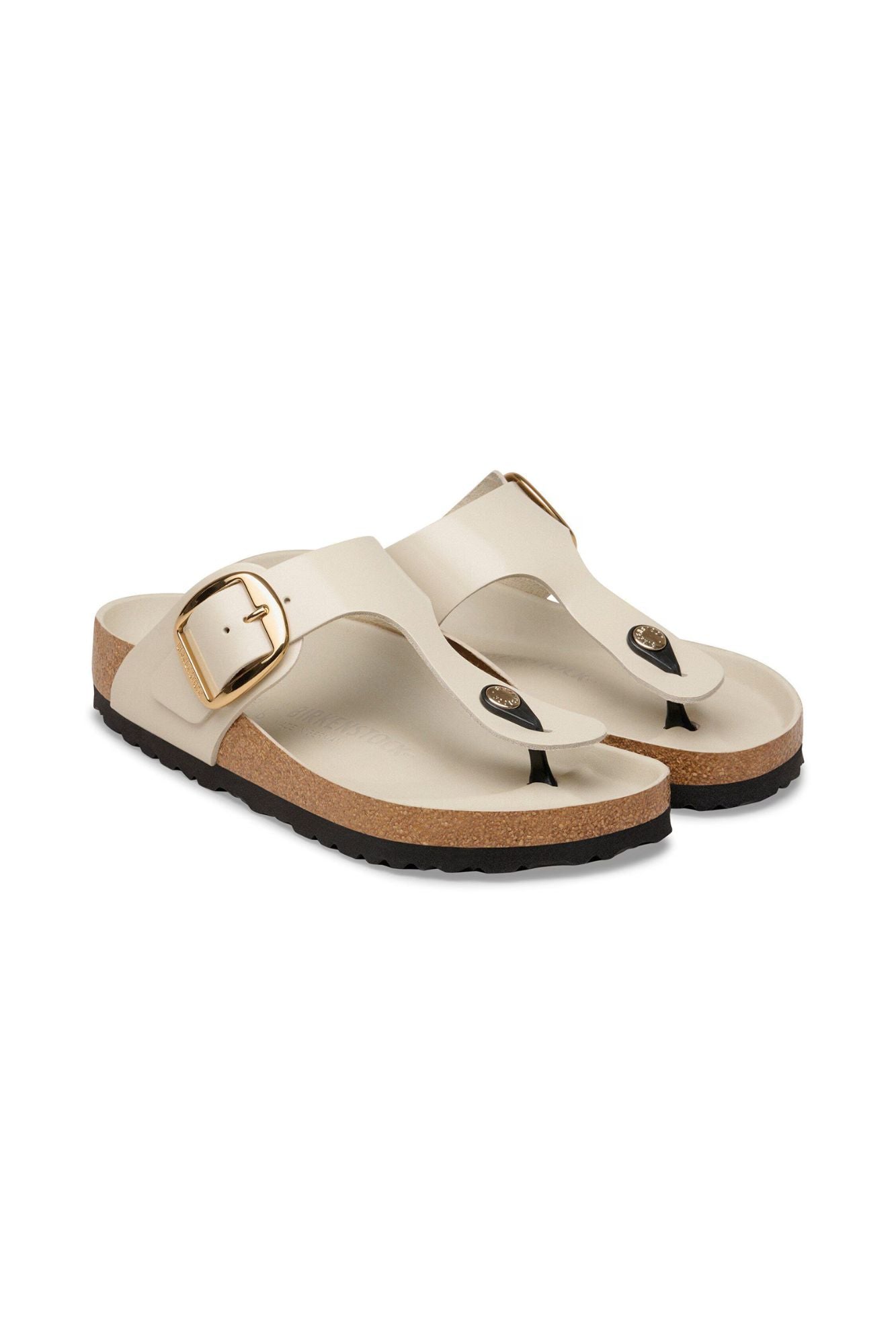 Gizeh Big Buckle Natural Leather Patent