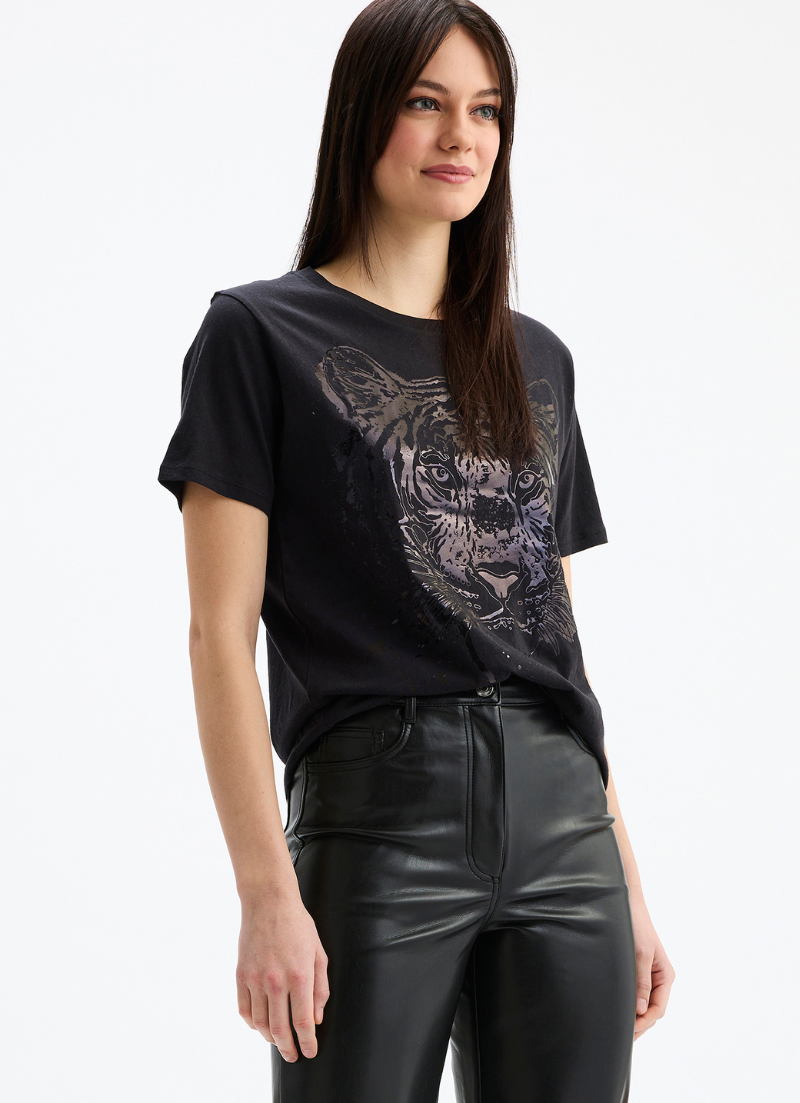 T-shirt Feuille de Tigre
