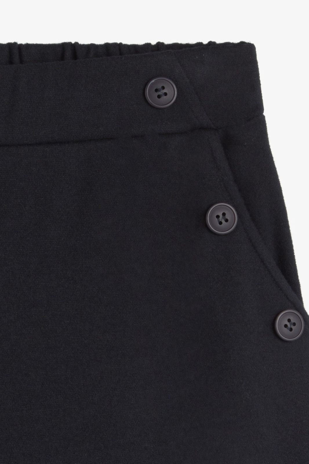 Wide Leg Trousers With Buttons
