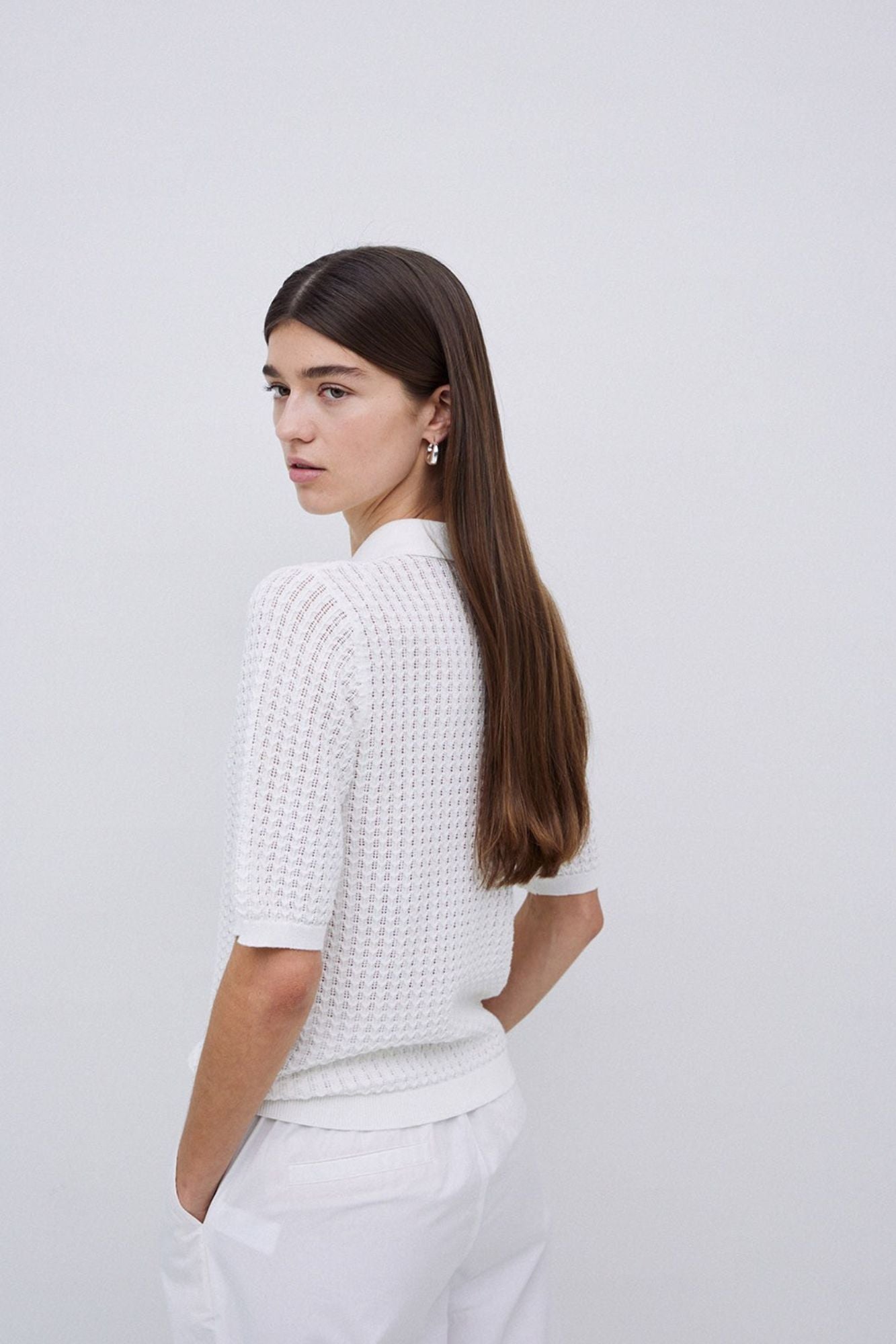 Openwork Knit Jumper