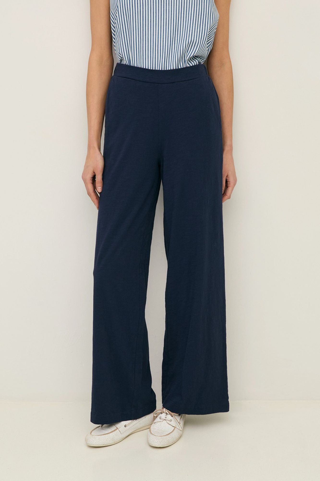 Wide Leg Flame Trousers