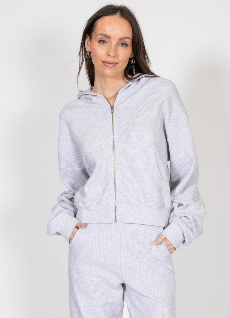 Waffle Knit Sister Hoodie