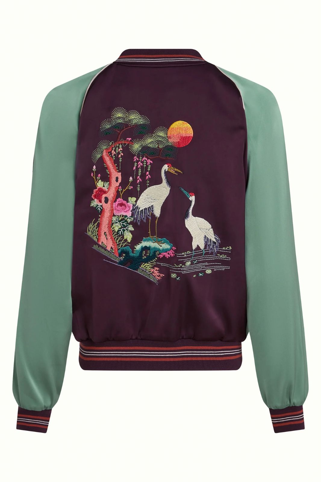 Satin Bomber Jacket
