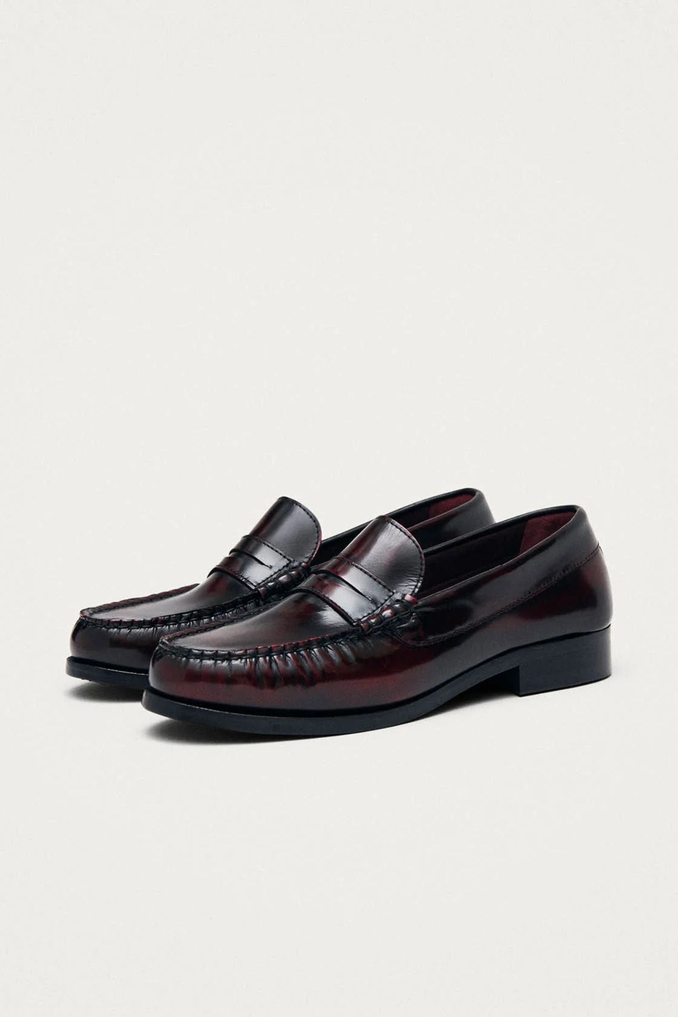 Rivet Vintage Leather Loafers