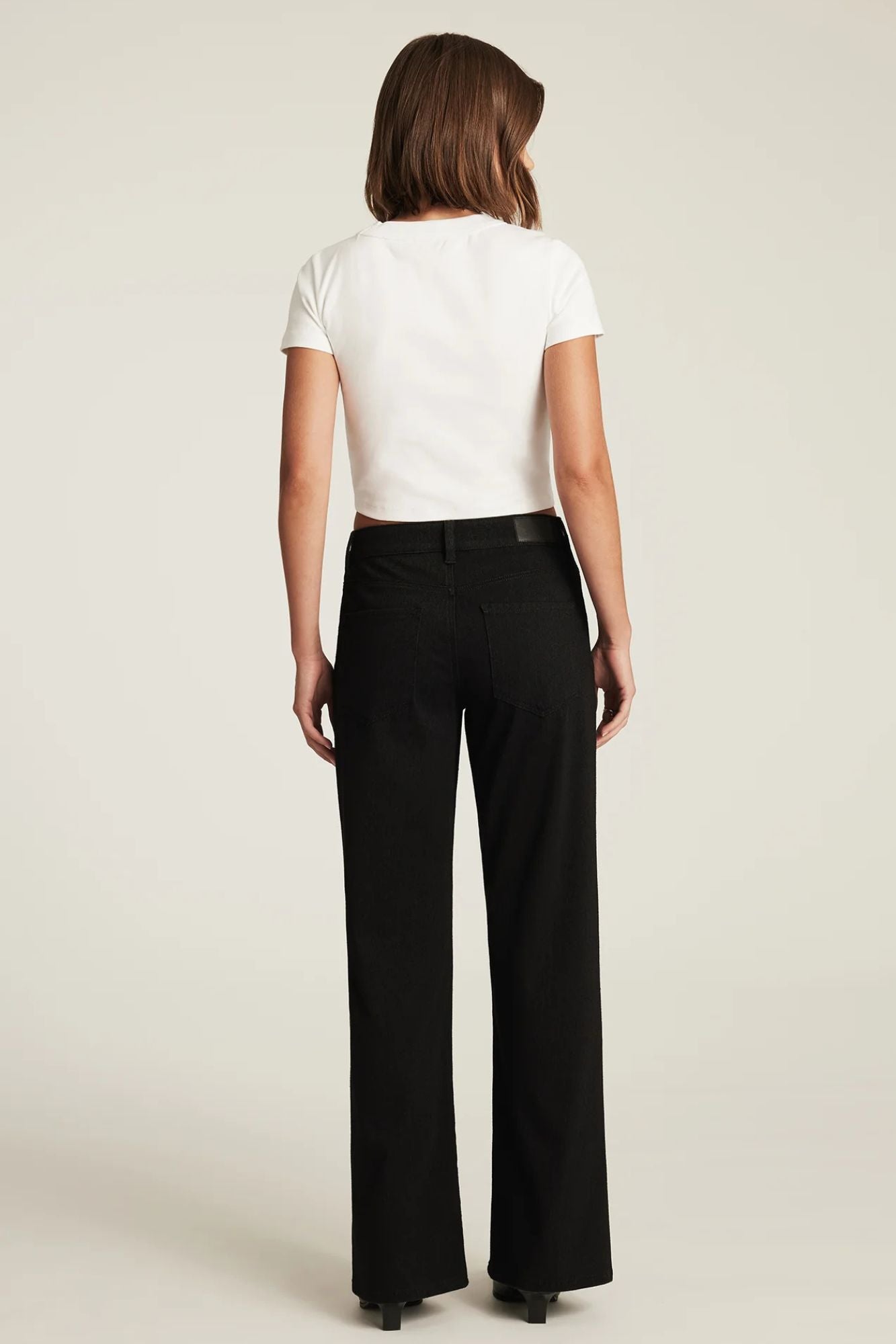 Sabrina Mid Rise Wide Leg Jean