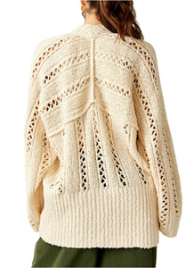 Ryna Cable Cardi Indigo Bay - Main Image