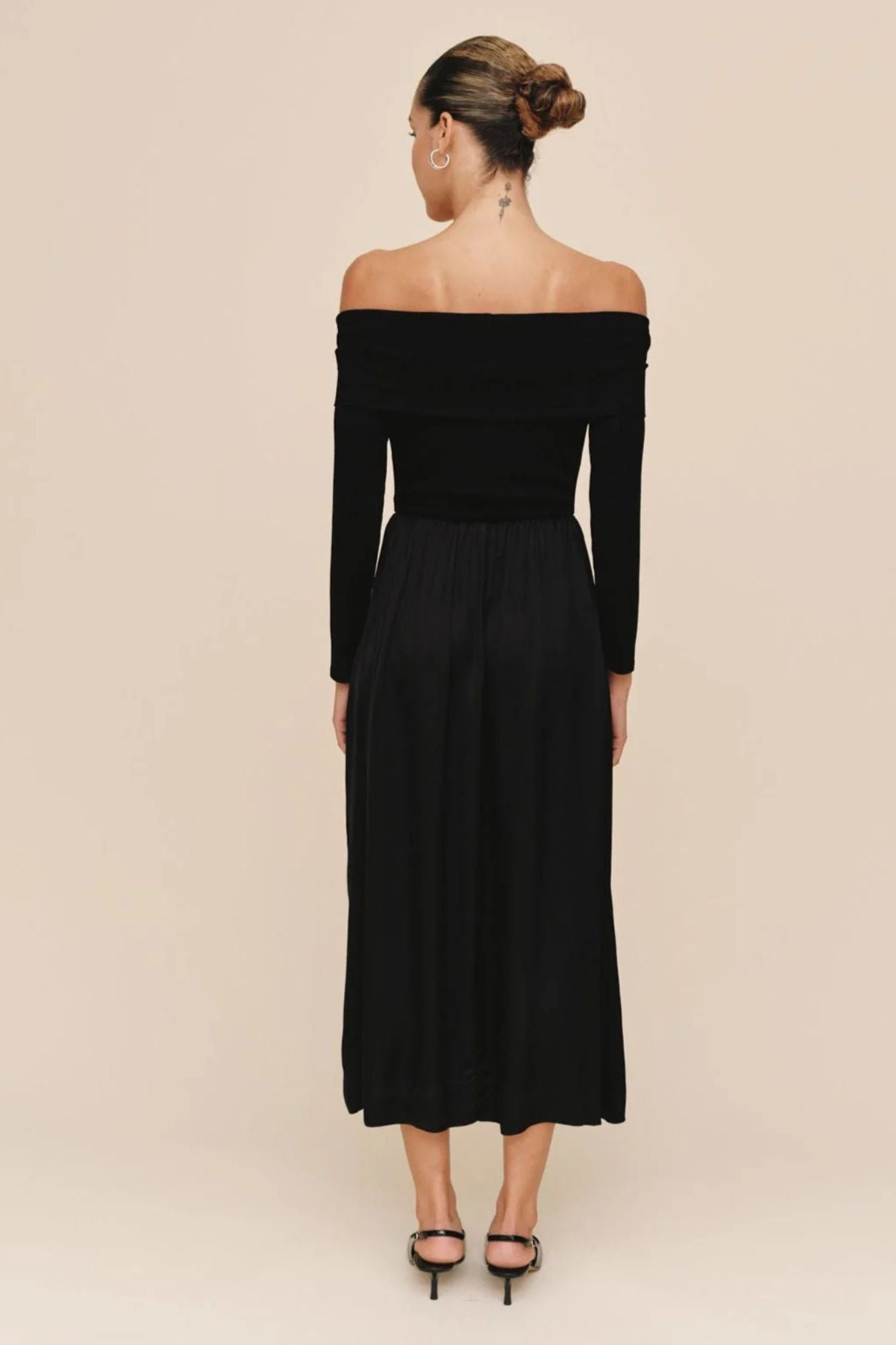 Bracelet Length Off Shoulder Dress