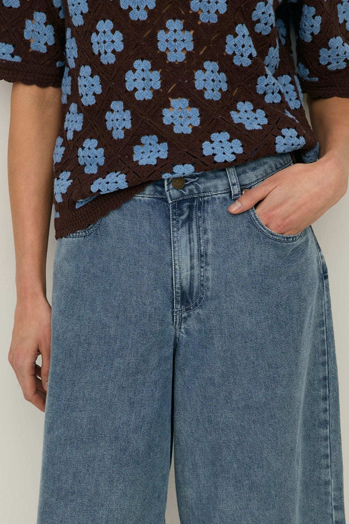 Denim Bermuda Shorts