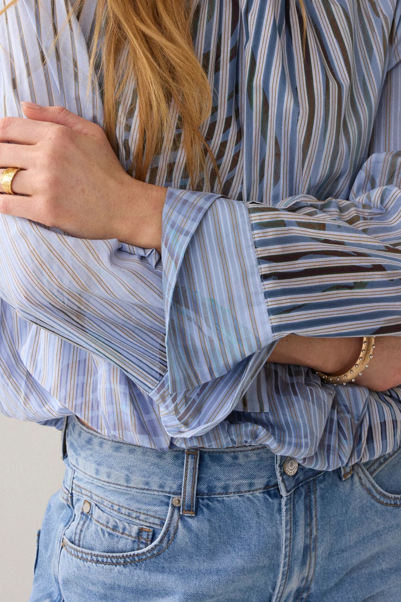 Top Flowers and Stripes