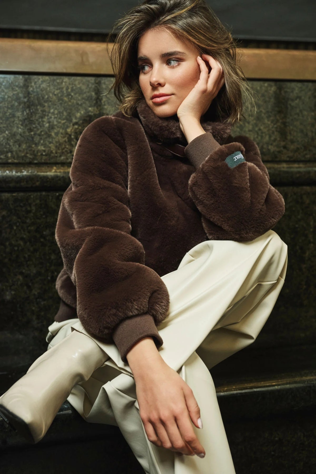 Ambra Short Faux Fur Jkt