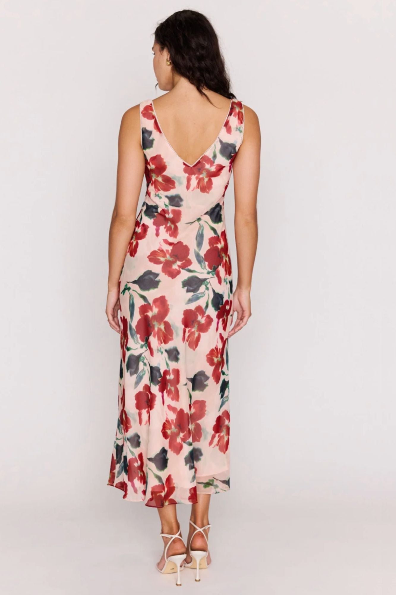 Arabella Bias Midi Dress