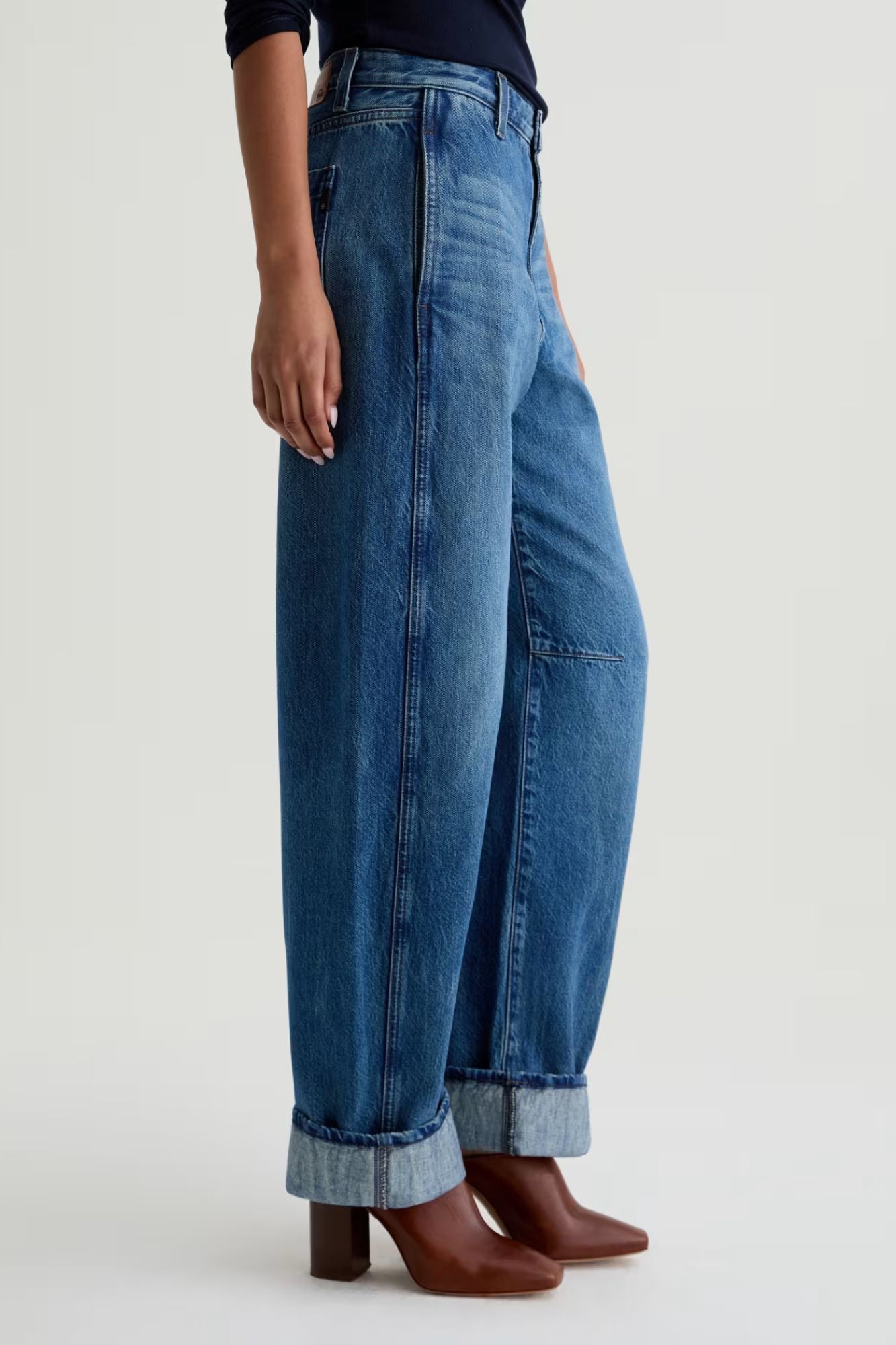 Mercer Cuffed High-Rise Barrel