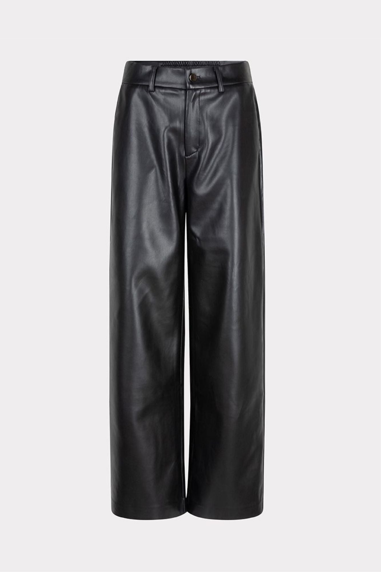 Trousers Wide Vegan Leather
