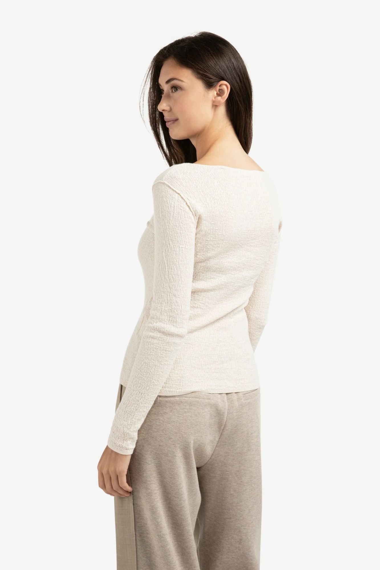 Anne Structured Knit Top