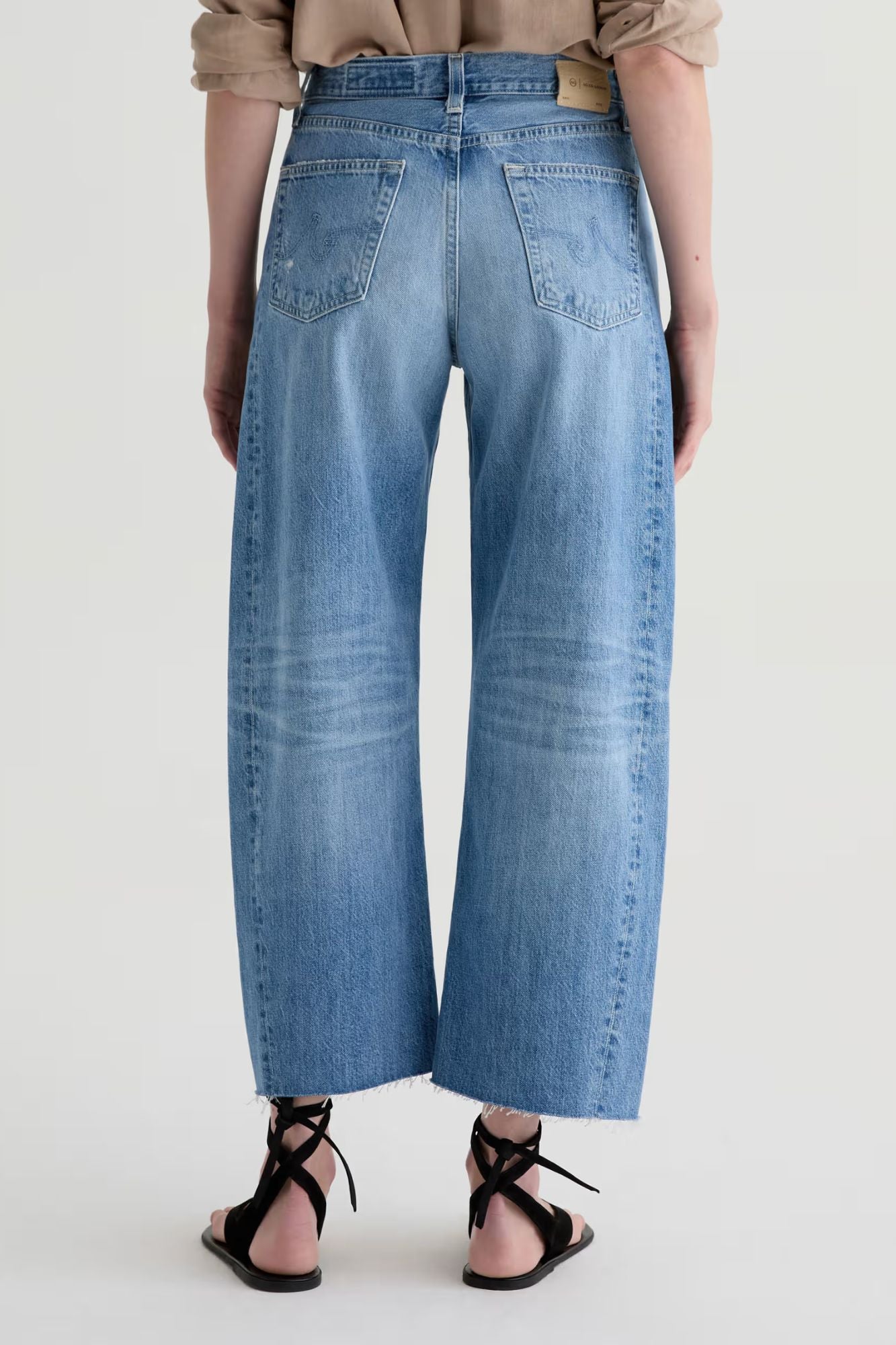 Hattie Crop High-Rise Barrel