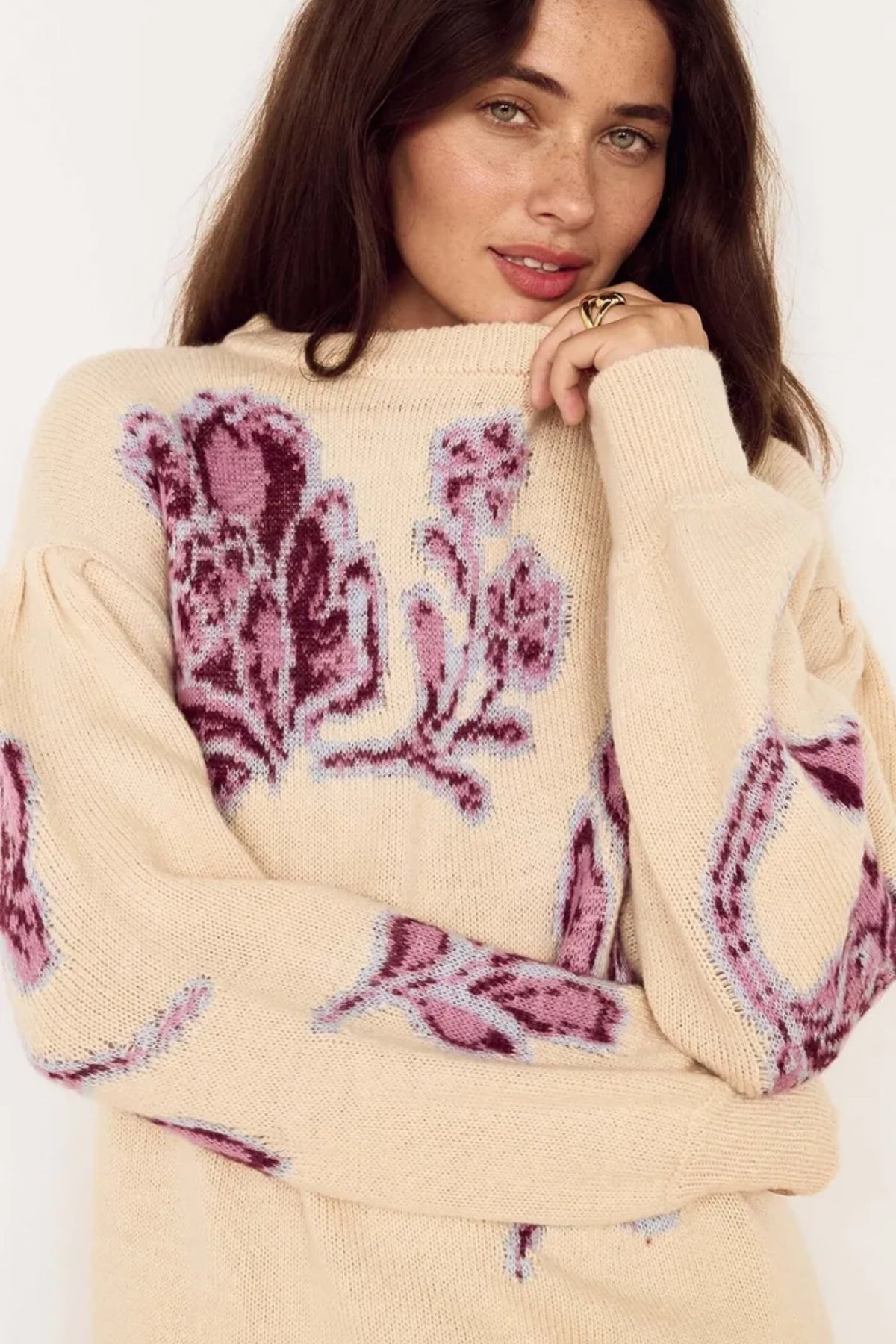 Ophelia Intarzia Sweater