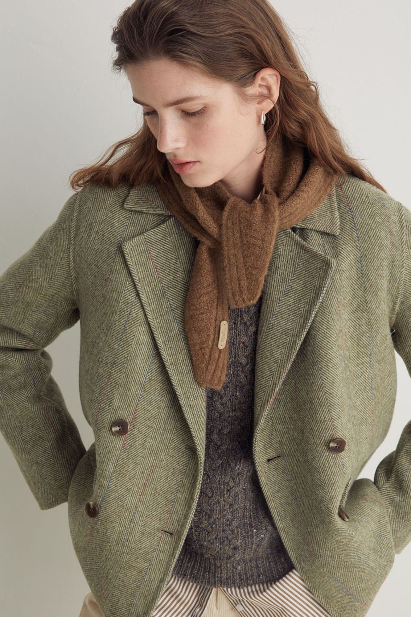 Bandana Scarf Knitted