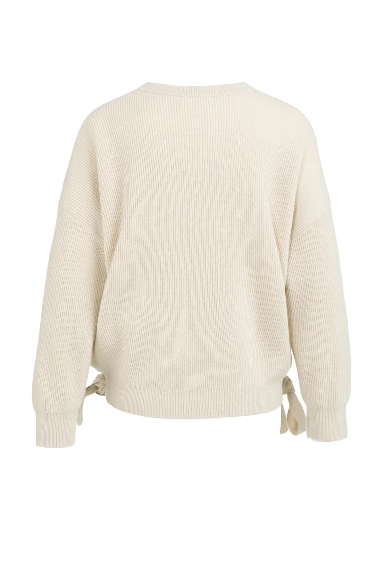 Knitted Sweater with Cords