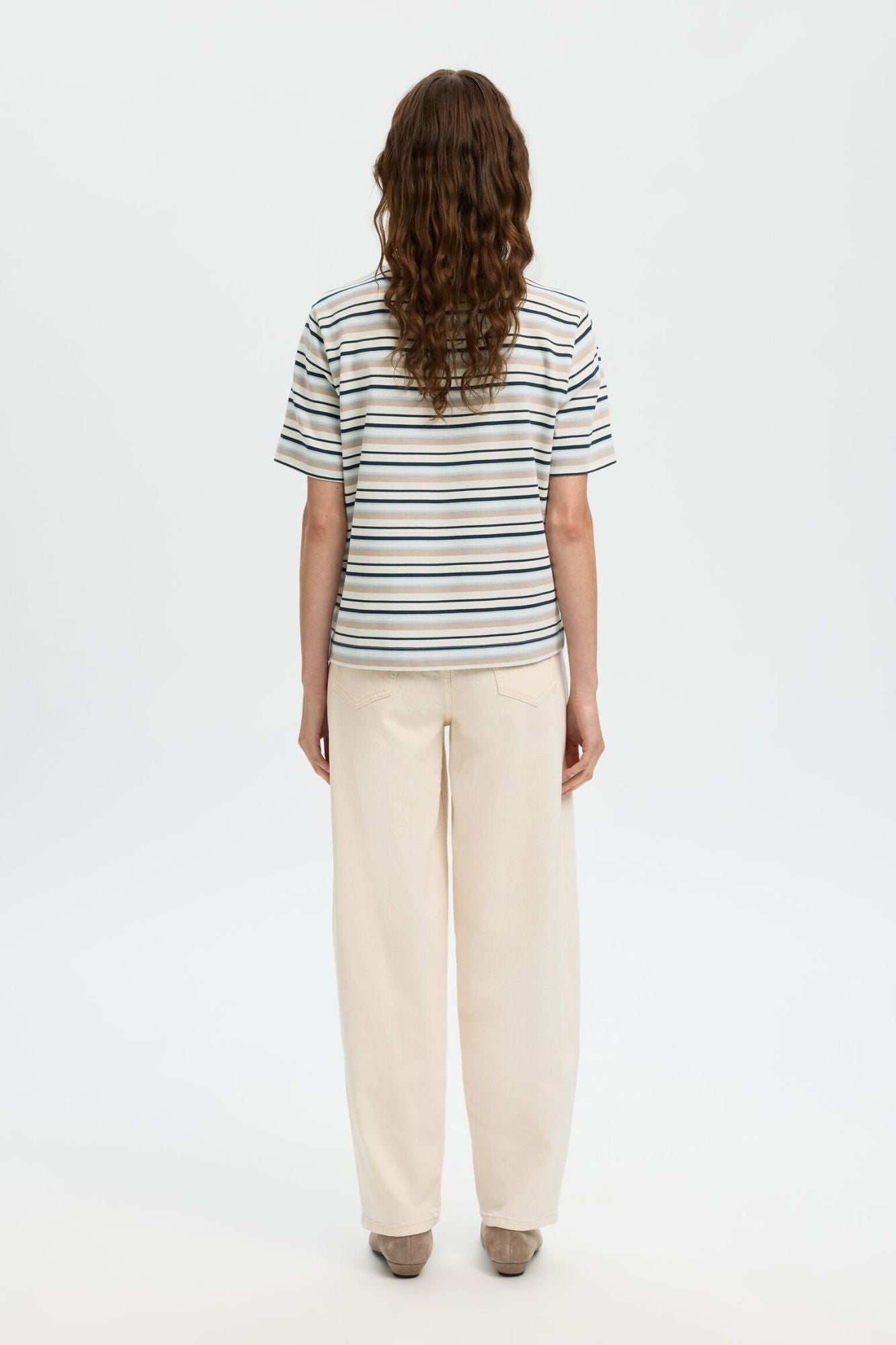 Striped Boxy Fit T-Shirt