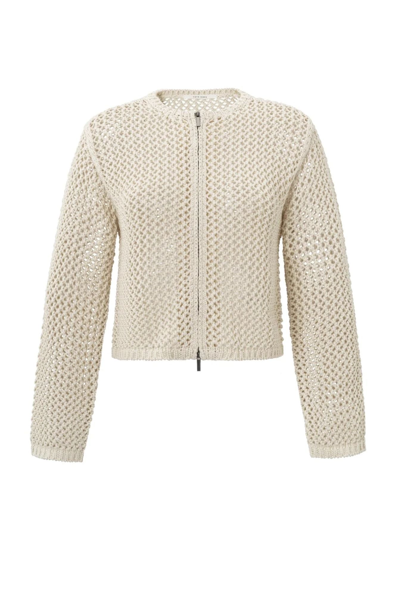 Summer Mesh Stitch Cardigan