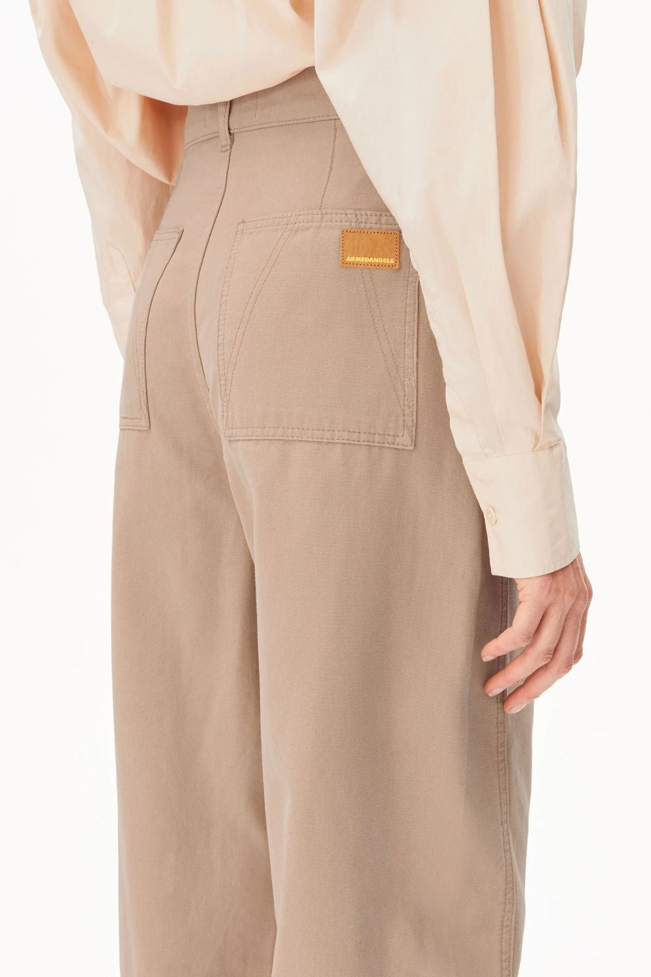 Workwear Canvas Barrel Pant