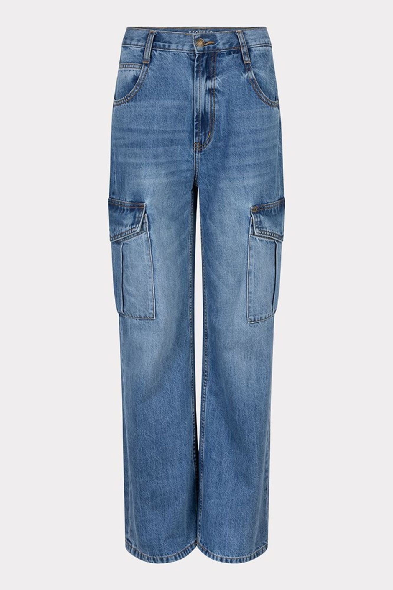 Trousers Jeans Cargo Wide Leg