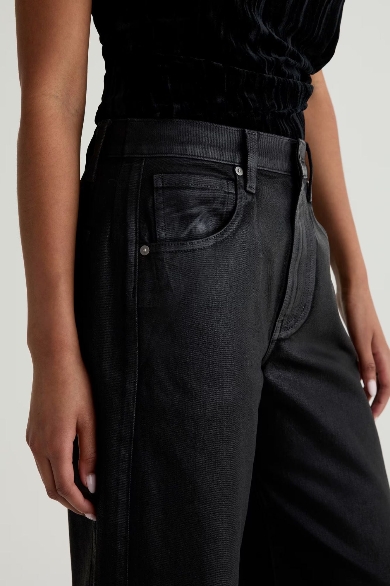 Hattie Crop High-Rise Barrel