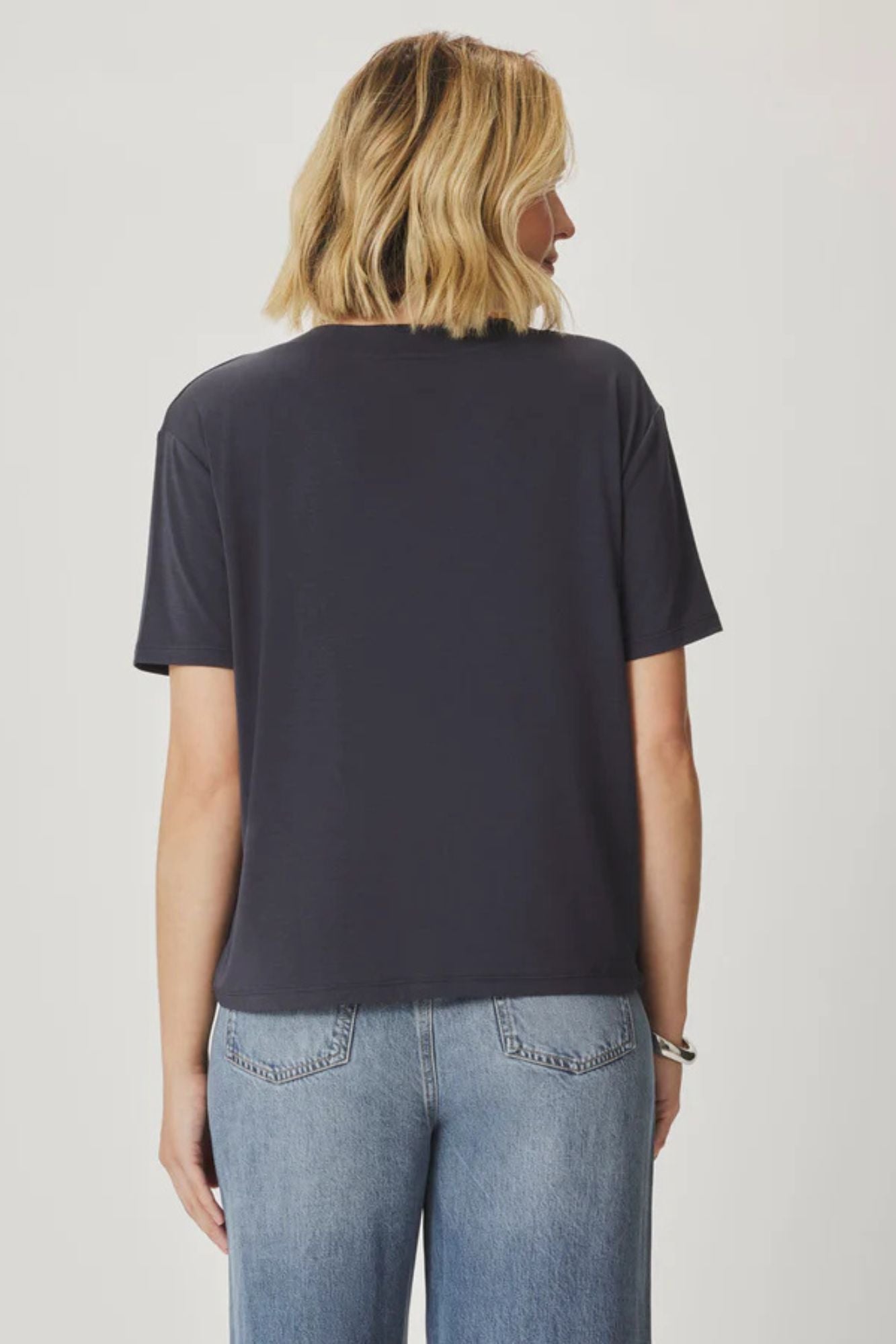Kacey Bamboo V Neck SS Tee