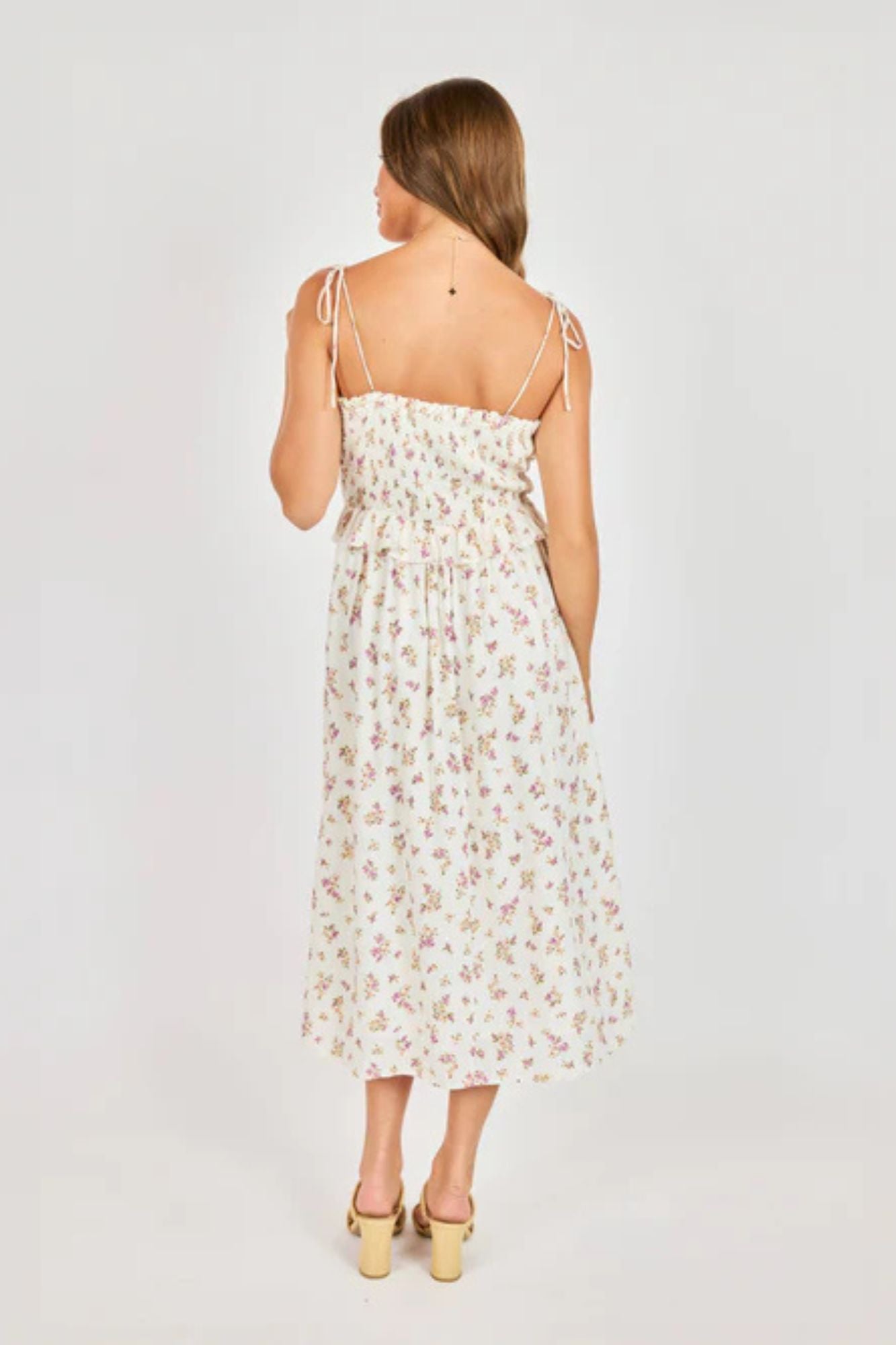 Bouquet Heart Midi Dress