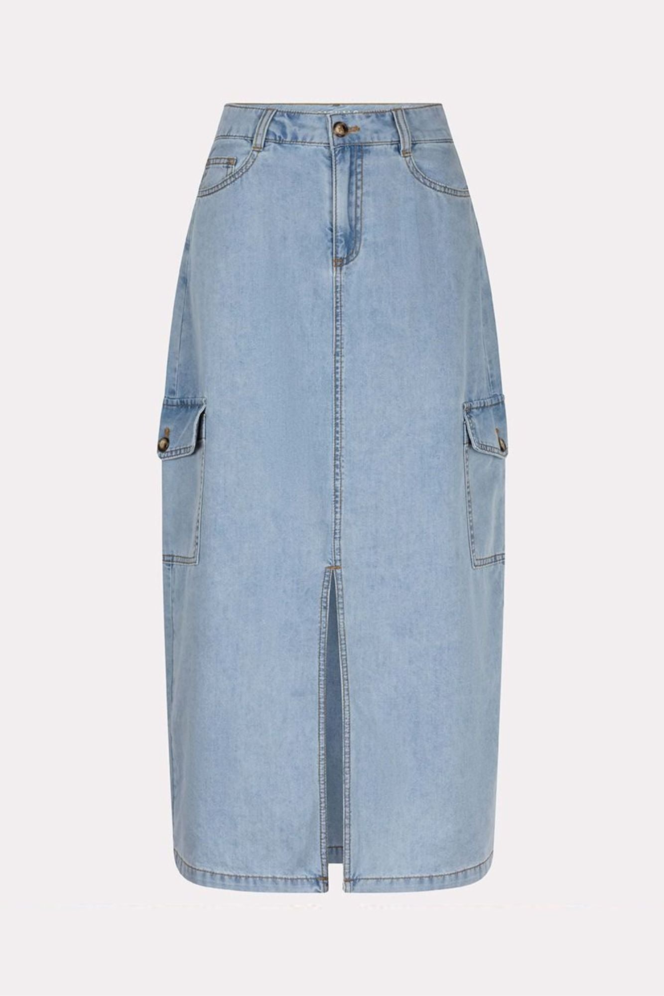 Skirt Cargo Midi Jeans