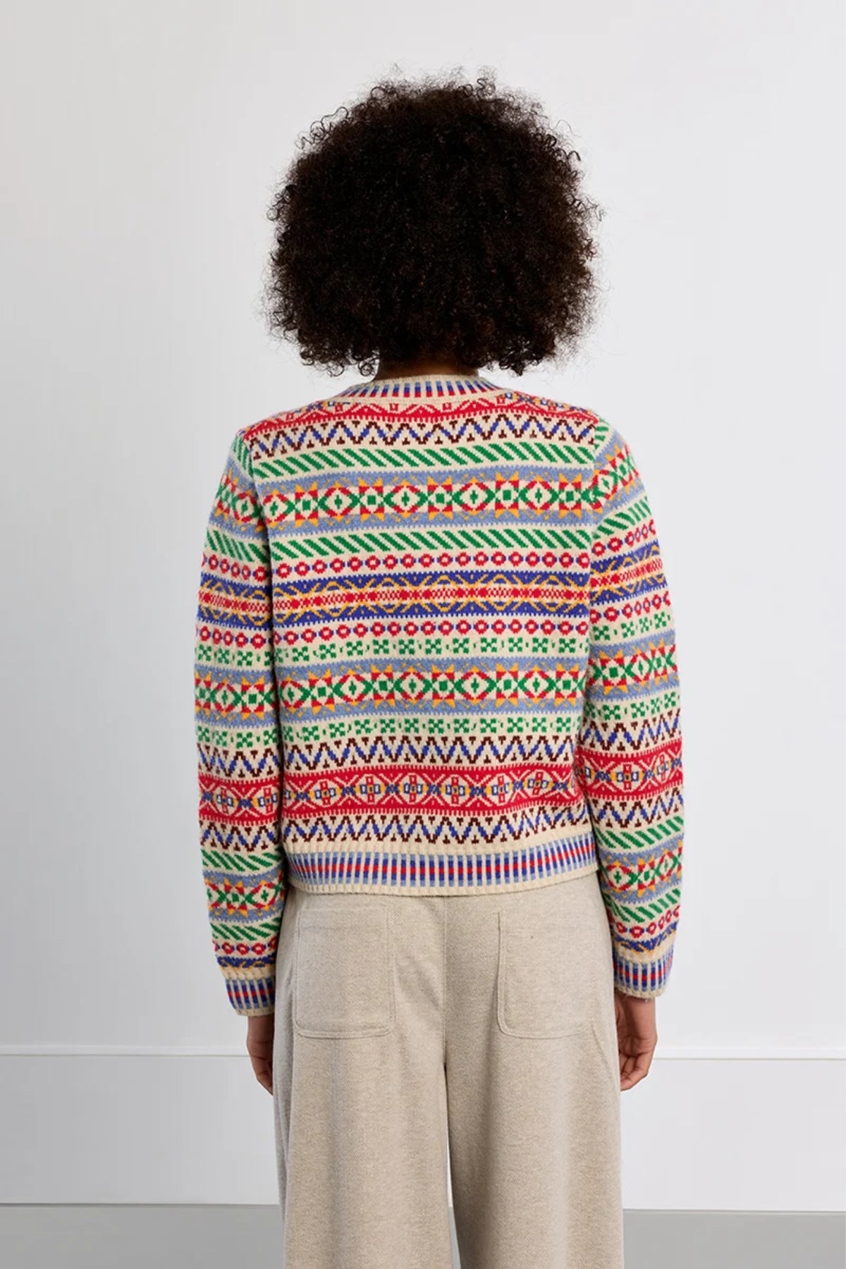 Tibetan Pattern Cardigan