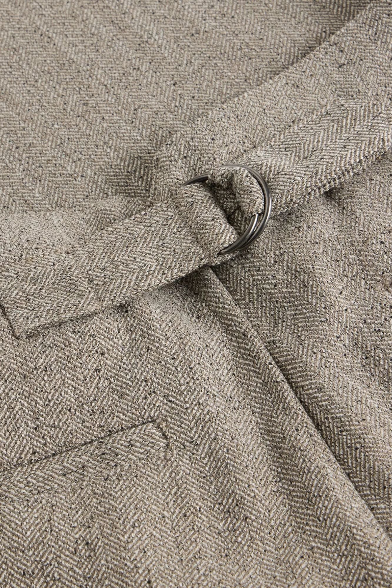 Sasha Wide Leg Tweedy Trouser