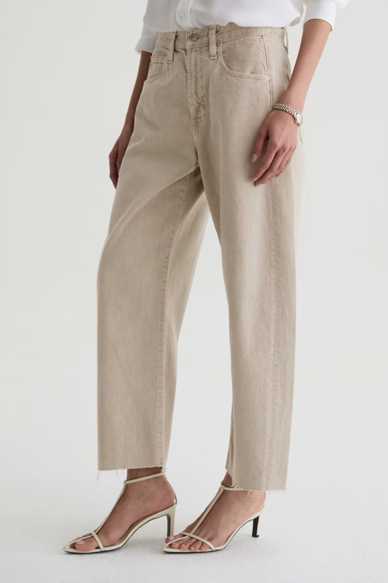 Hattie Crop High-Rise Barrel